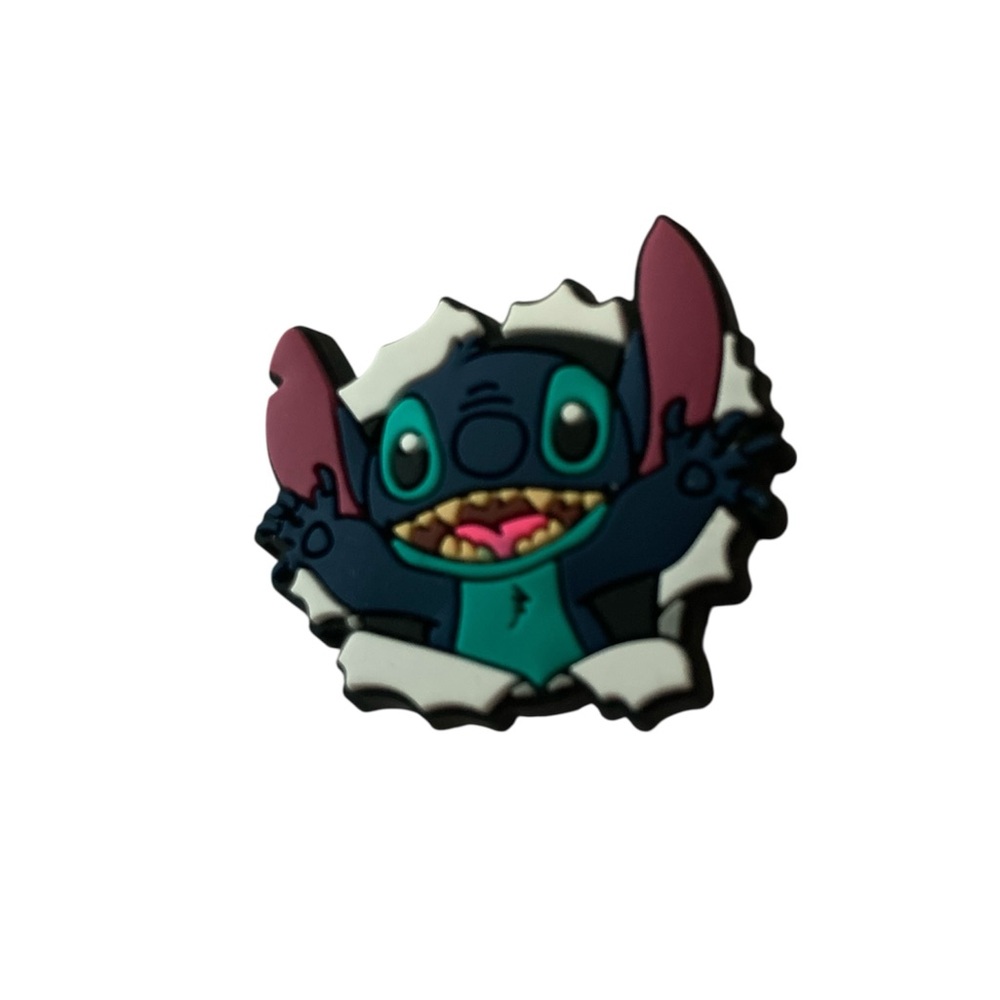 Stitch Opening Croc Charm